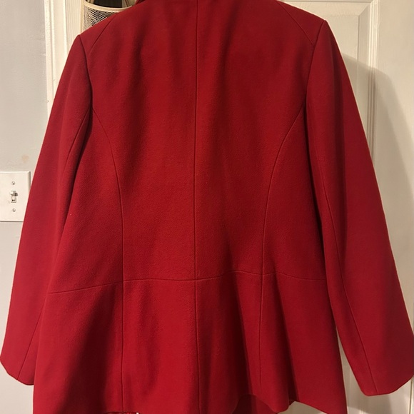 Banana Republic Wool Peacoat Red Wool Size Large - Picture 14 of 14